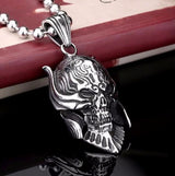 Stainless Steel GORA Skull Necklace