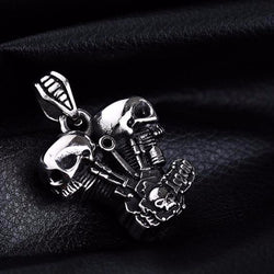 Stainless Steel Skull Style Pendant