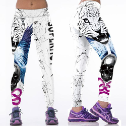 Hot White Skull Leggings