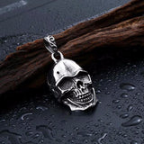 Stainless Steel Pure Skull Necklace