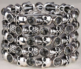 Full of Skulls Stretchable Bracelet