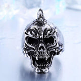 Stainless Steel Cool Punk Skull Ring