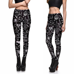 Halloween Black Leggings