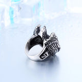 Stainless Steel Skull Ghost Ring