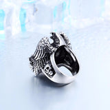 Stainless Steel Skull Ghost Ring