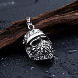 Stainless Steel Man's Biker Punk Necklace