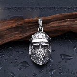 Stainless Steel Man's Biker Punk Necklace