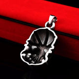 Stainless Steel Britain Flag Skull Pendant