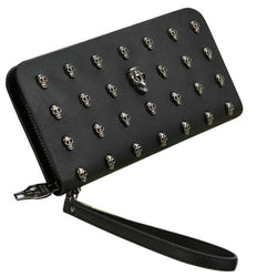 Wallet full of skulls