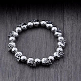 Stainless Steel HQ Punk Skull Bracelet