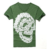 Skull V-Neck T-Shirt