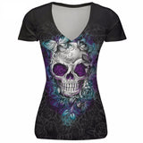 Colorful Skull Fashion T-Shirt