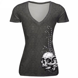 Gray Skull T-Shirt