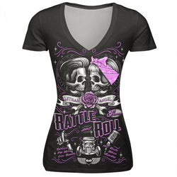 Rattle Roll Skull T-Shirt