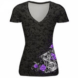 Skull in Hourglass T-Shirt