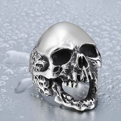 Stainless Steel Original Style Skull Ring