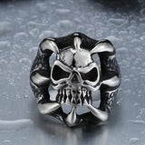 Stainless Steel Claw Skull Ring