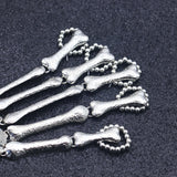 Skull Bead Finger Bracelet