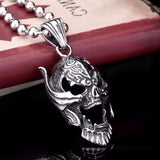 Stainless Steel GORA Skull Pendant