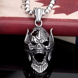 Stainless Steel GORA Skull Pendant