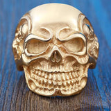 Stainless Steel Tripple Skull Ring