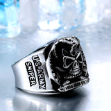 Stainless Steel Pirate Skull Ring