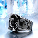 Stainless Steel Pirate Skull Ring