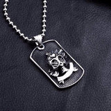 Stainless Steel Pirate Skull Pendant