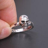 Sterling Silver Classic & Stylish Skull Ring