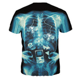 Body X-ray 3D Printed T Shirt